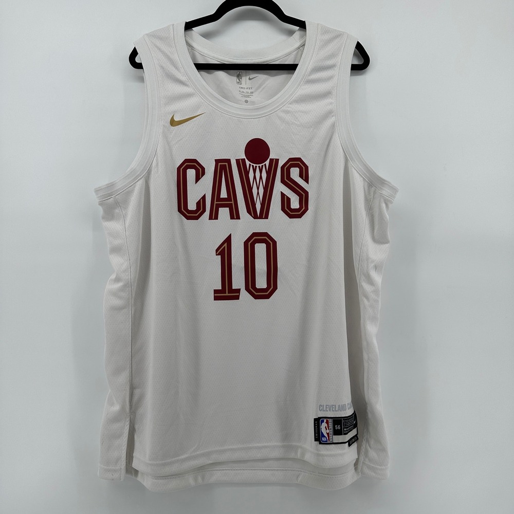Nike Cleveland Cavaliers Darius Garland 10 NBA Swingman Jersey White XXL